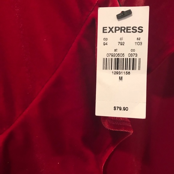 Express velvet dress - Picture 2 of 5
